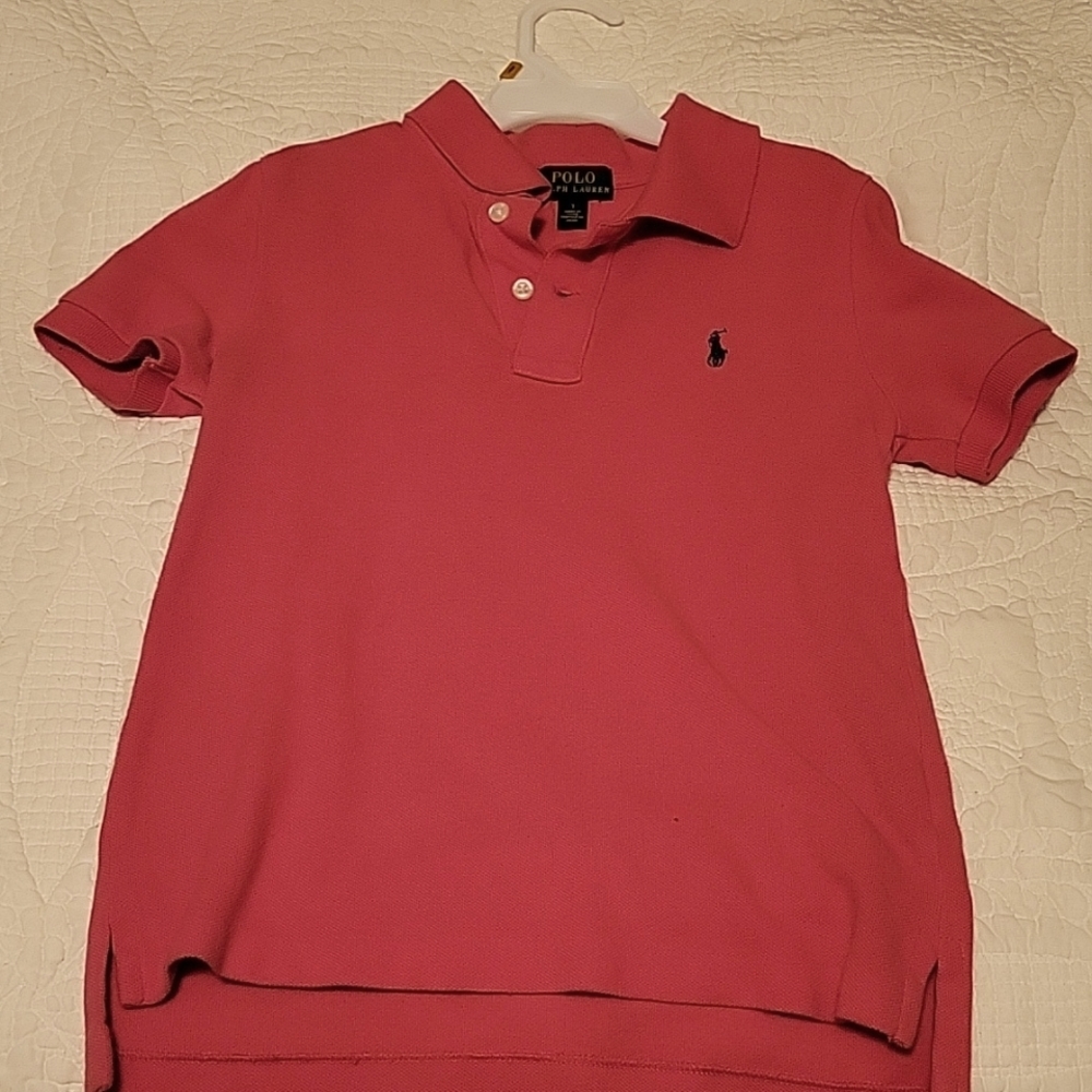 Boys shirt sleeve polo shirt